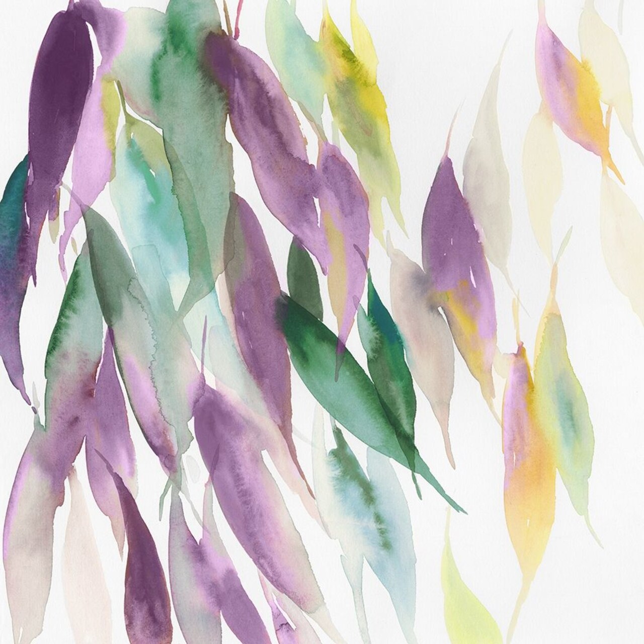 Fallen Colorful Leaves I Violet Version Poster Print by Tom Reeves - Item # VARPDXRF111CViolet